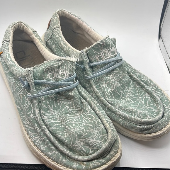 Hey Dude Other - Hey Dudes Print Tropical Teal